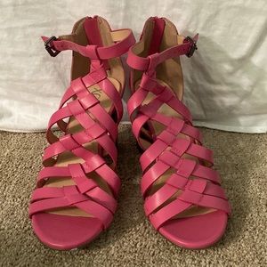 these are hot pink high heels
